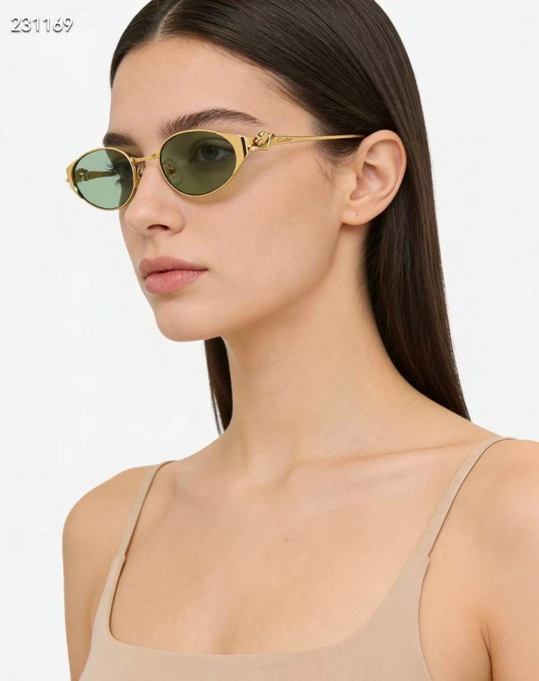 ‼️ 模特图 CartierMod：CT0630SSize：53口21-135