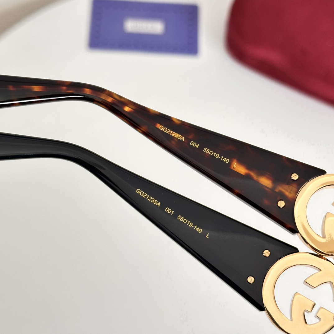 ‼️GUCC*🐝🐝🐝MODEL：GG2123SA 🐝🐝🐝SIZE:55口19-140🐝🐝🐝～