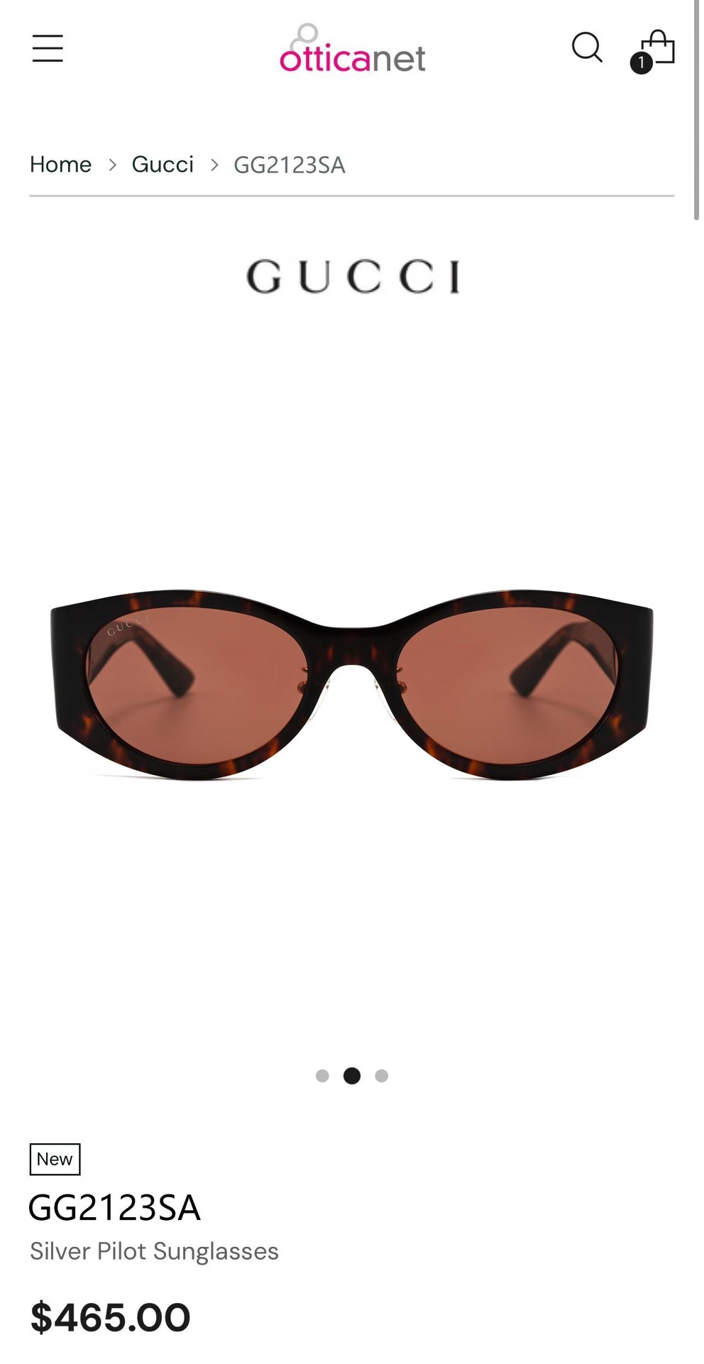 ‼️ 模特图 GUCC*🐝🐝🐝MODEL：GG2123SA 🐝🐝🐝SIZE:55口19-140🐝🐝🐝～