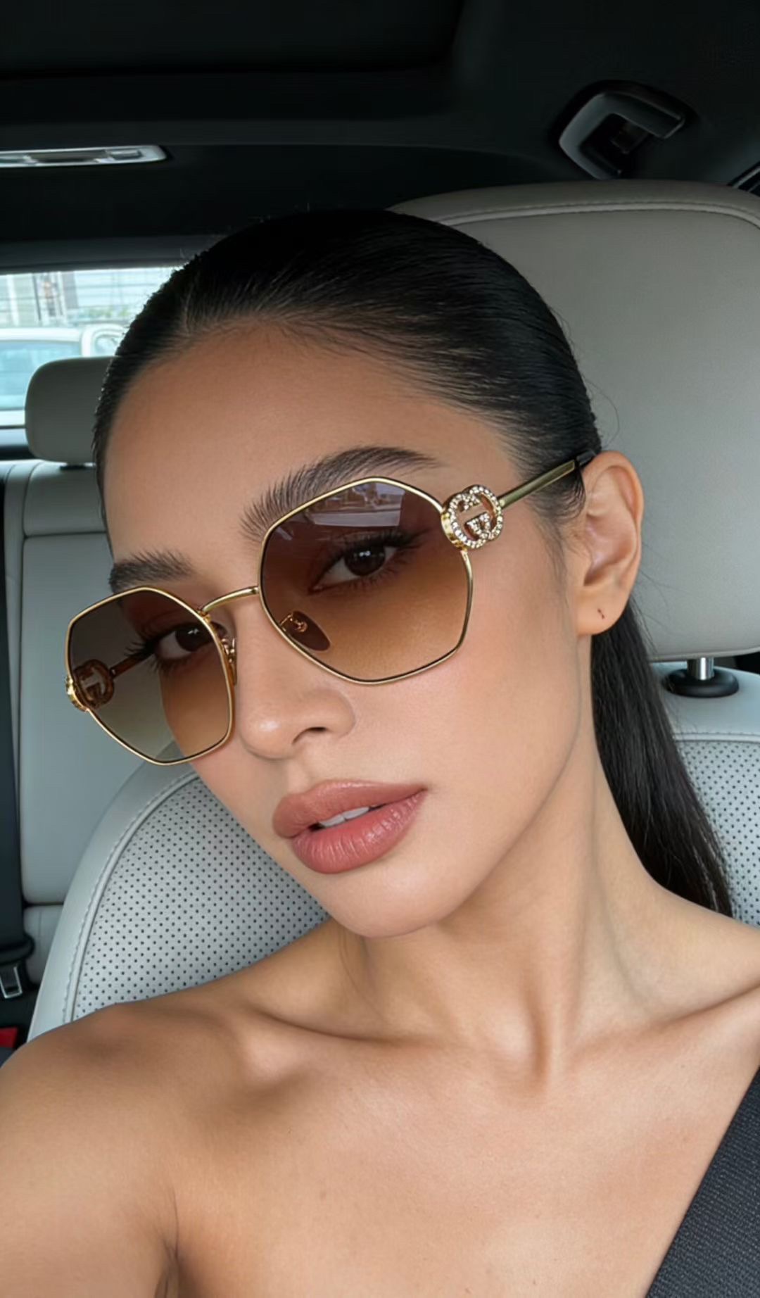 ‼️ 官网图 GUCC*🐝🐝🐝MODEL：GG2046S 🐝🐝🐝SIZE:58口20-135 🐝🐝🐝～