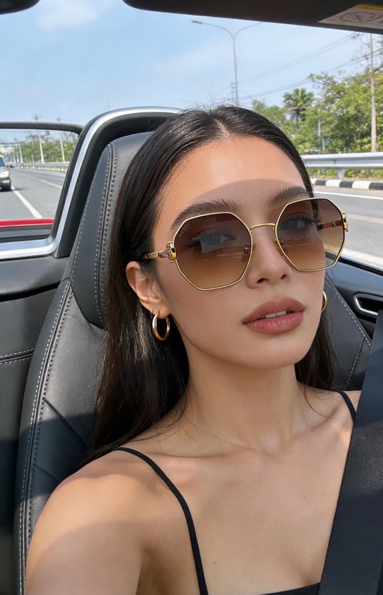 ‼️ 官网图 GUCC*🐝🐝🐝MODEL：GG2046S 🐝🐝🐝SIZE:58口20-135 🐝🐝🐝～