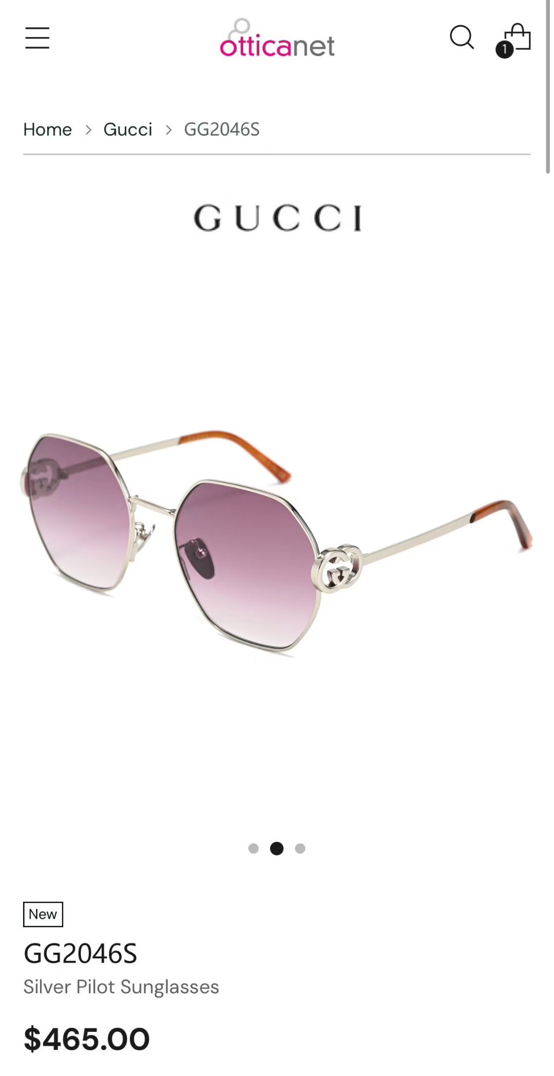 ‼️ 官网图 GUCC*🐝🐝🐝MODEL：GG2046S 🐝🐝🐝SIZE:58口20-135 🐝🐝🐝～