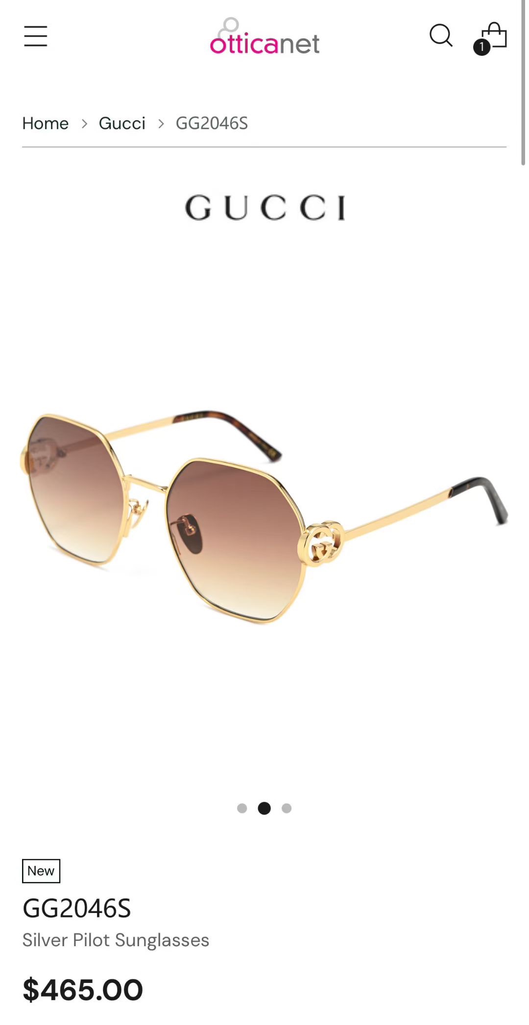 ‼️ 官网图 GUCC*🐝🐝🐝MODEL：GG2046S 🐝🐝🐝SIZE:58口20-135 🐝🐝🐝～