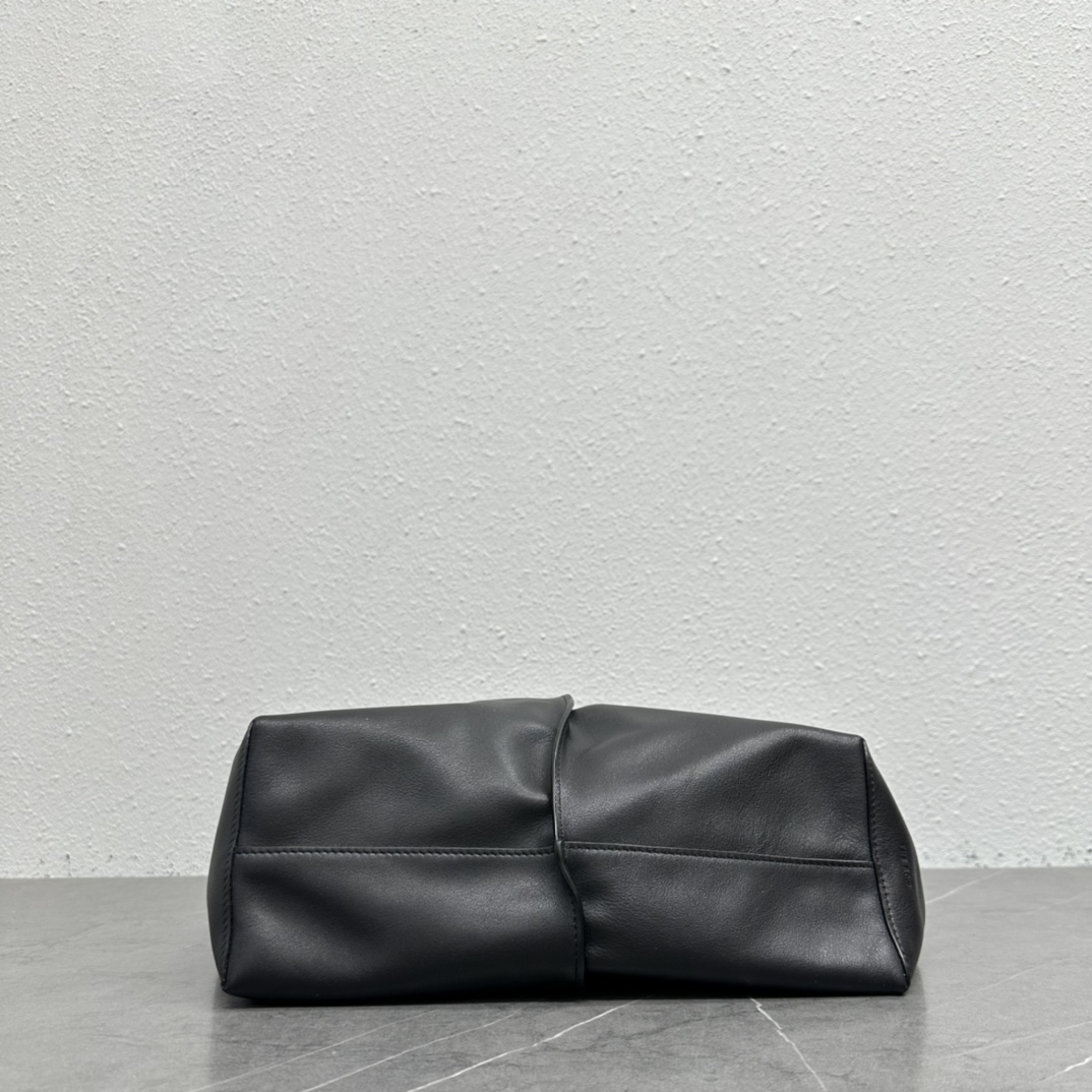 더로우 빈들 스티치 가죽 핸드백 TR-142 상세 이미지 6