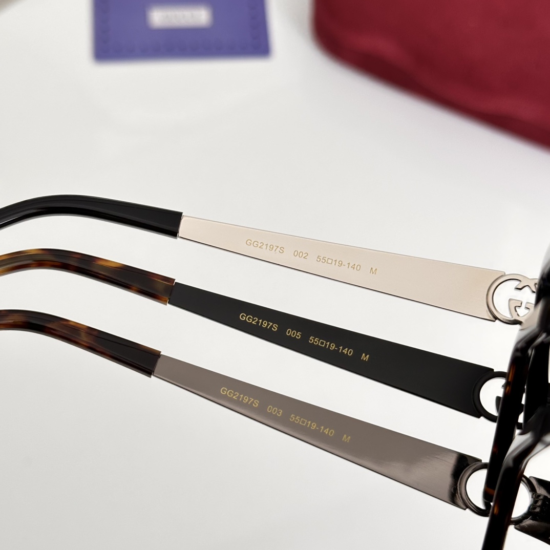 ‼️GUCCI🐝🐝🐝MODEL：GG2197S 🐝🐝🐝SIZE:55口19-140🐝🐝🐝