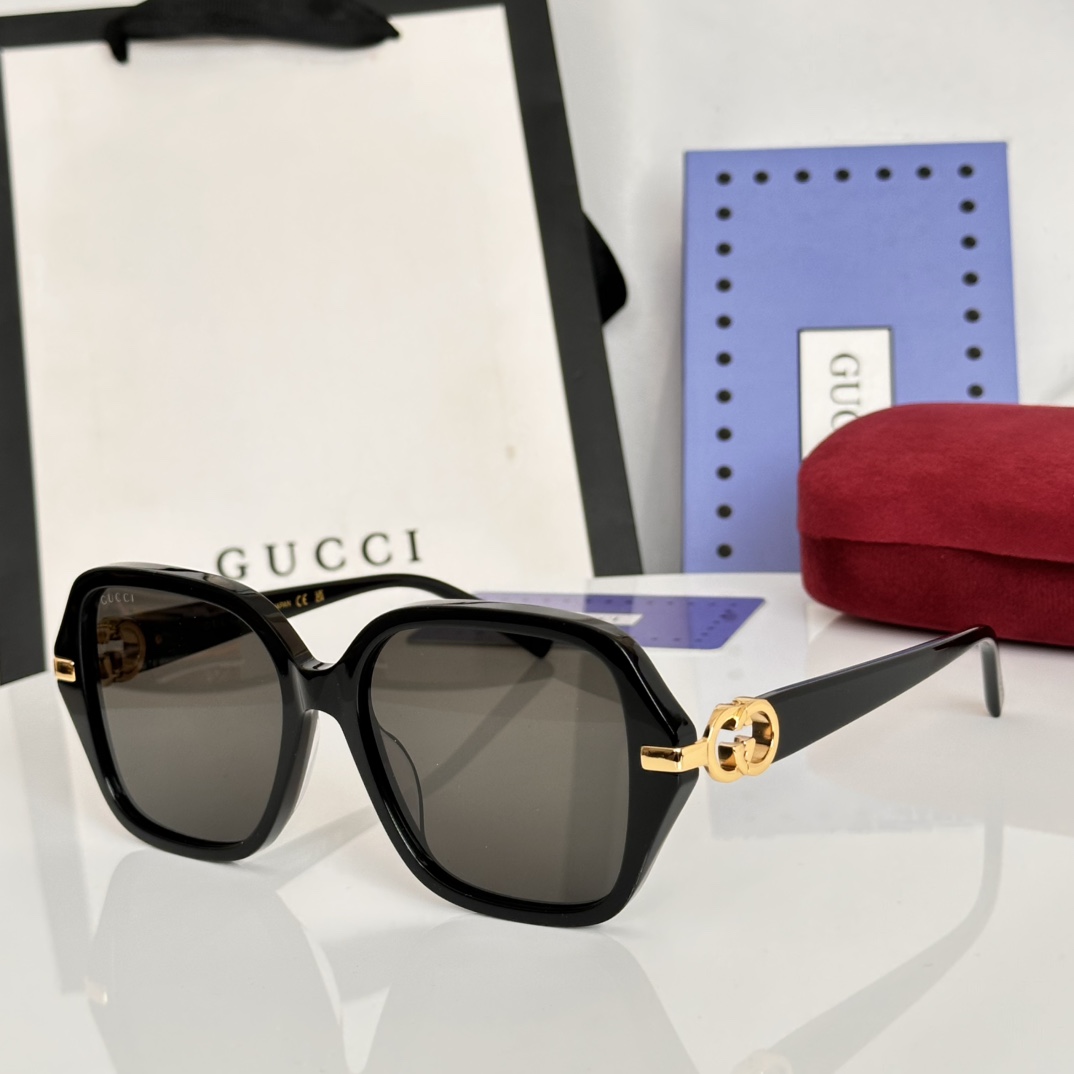 ‼️GUCCI🐝🐝🐝MODEL：GG2025S 🐝🐝🐝SIZE:57口17-145🐝🐝🐝