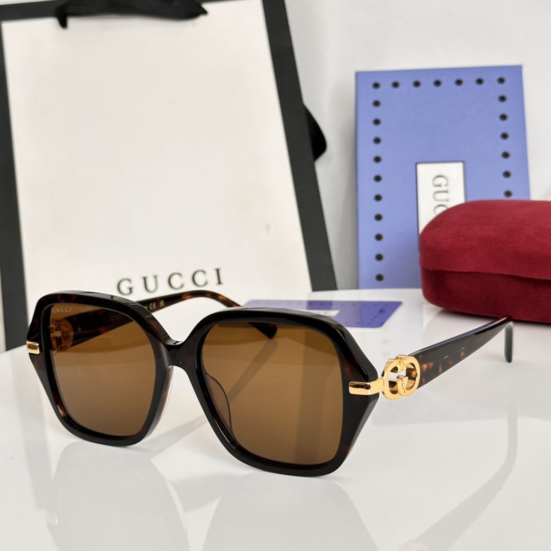 ‼️GUCCI🐝🐝🐝MODEL：GG2025S 🐝🐝🐝SIZE:57口17-145🐝🐝🐝