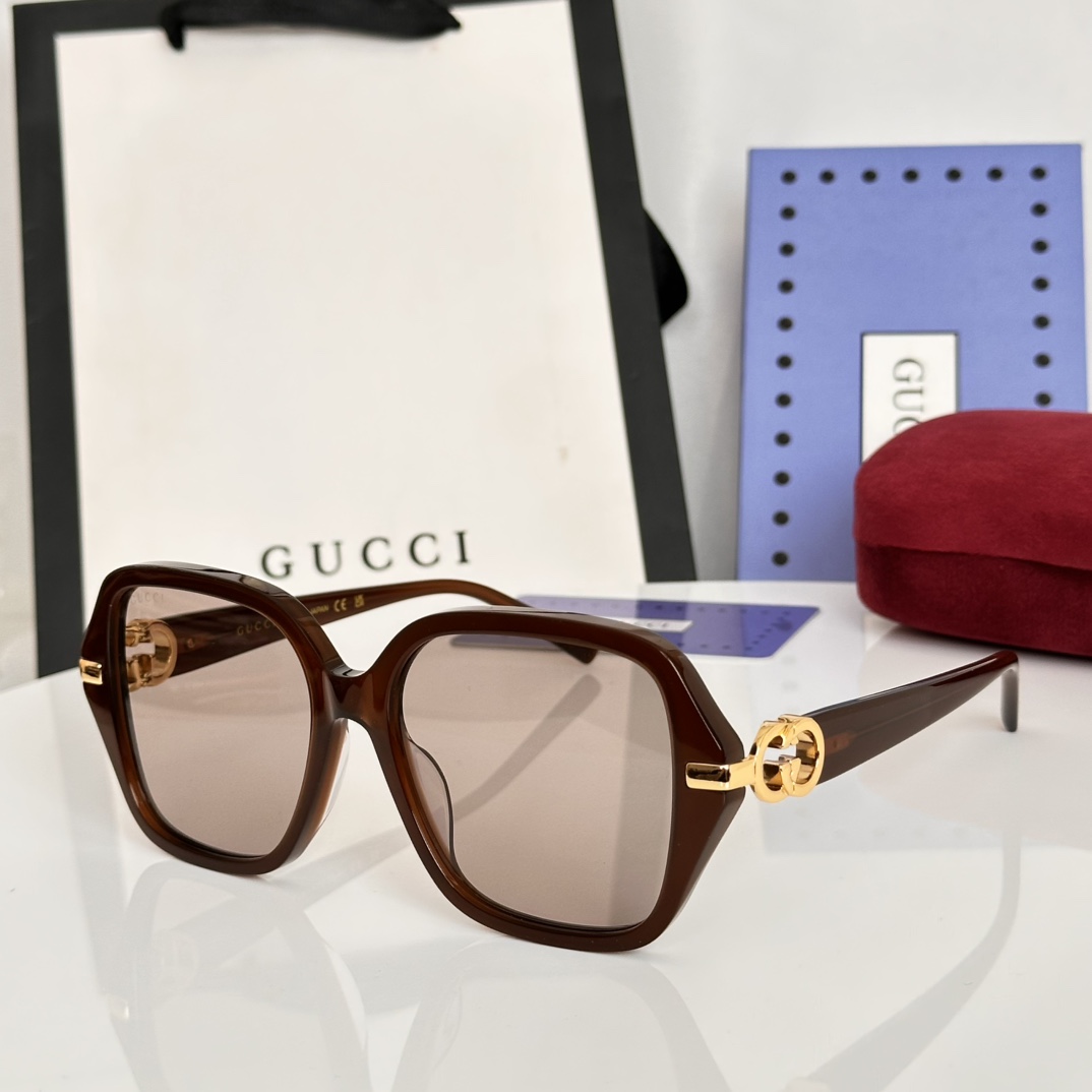 ‼️GUCCI🐝🐝🐝MODEL：GG2025S 🐝🐝🐝SIZE:57口17-145🐝🐝🐝