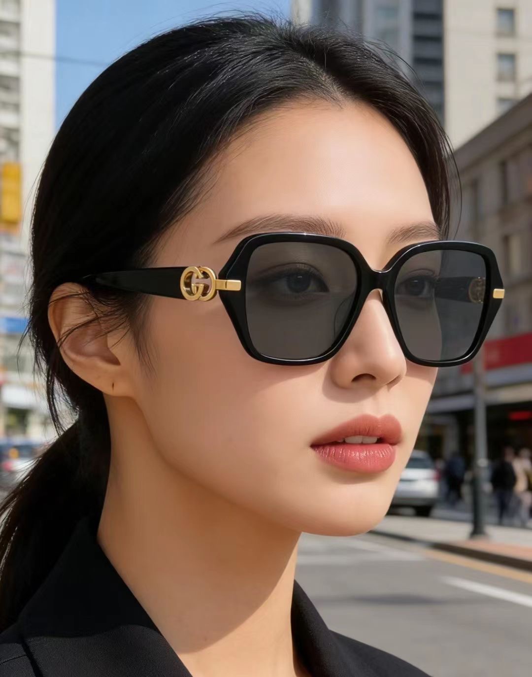 ‼️GUCCI🐝🐝🐝MODEL：GG2025S 🐝🐝🐝SIZE:57口17-145🐝🐝🐝