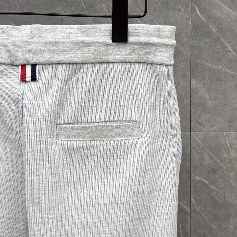 THOM BROWNE 汤姆布朗 TB网眼朱地色织新配色长裤休闲裤 \n码数：1-5 颜色：灰色 藏蓝\