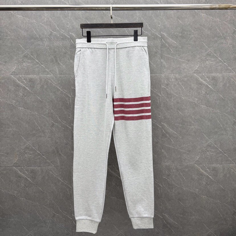 THOM BROWNE 汤姆布朗 TB 网眼朱地色织新配色卫衣圆领套装，休闲圆领卫衣套装\n码数：1-5