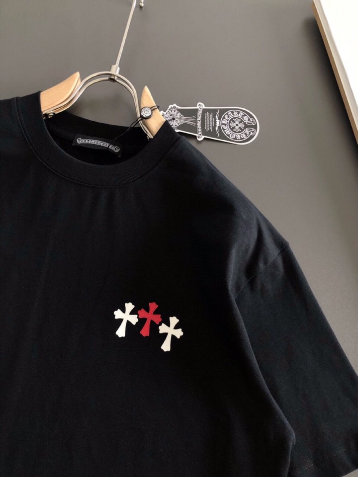 Chrome Hearts 克罗心（高版本）\nCH 2026SS早春新款印花短袖圆领T恤，定织定染纯棉