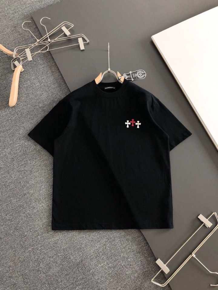 Chrome Hearts 克罗心（高版本）\nCH 2026SS早春新款印花短袖圆领T恤，定织定染纯棉