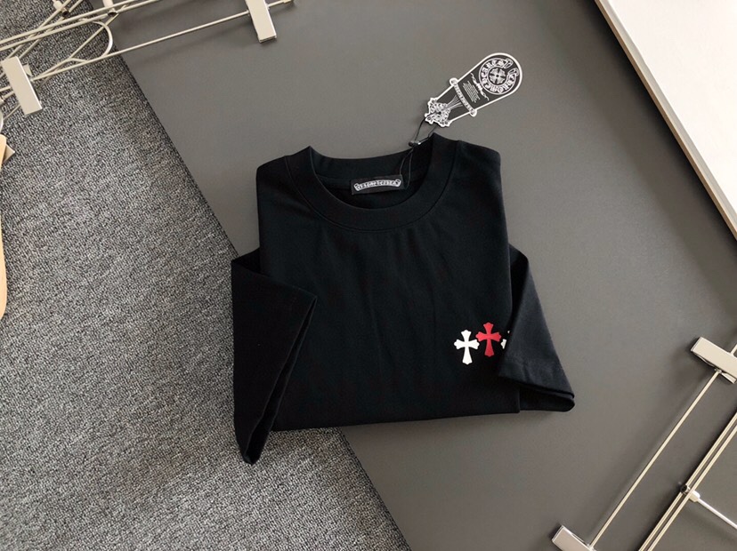 Chrome Hearts 克罗心（高版本）\nCH 2026SS早春新款印花短袖圆领T恤，定织定染纯棉