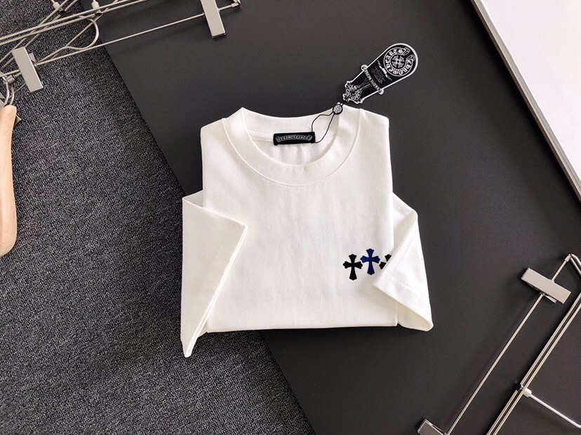 Chrome Hearts 克罗心（高版本）\nCH 2026SS早春新款印花短袖圆领T恤，定织定染纯棉