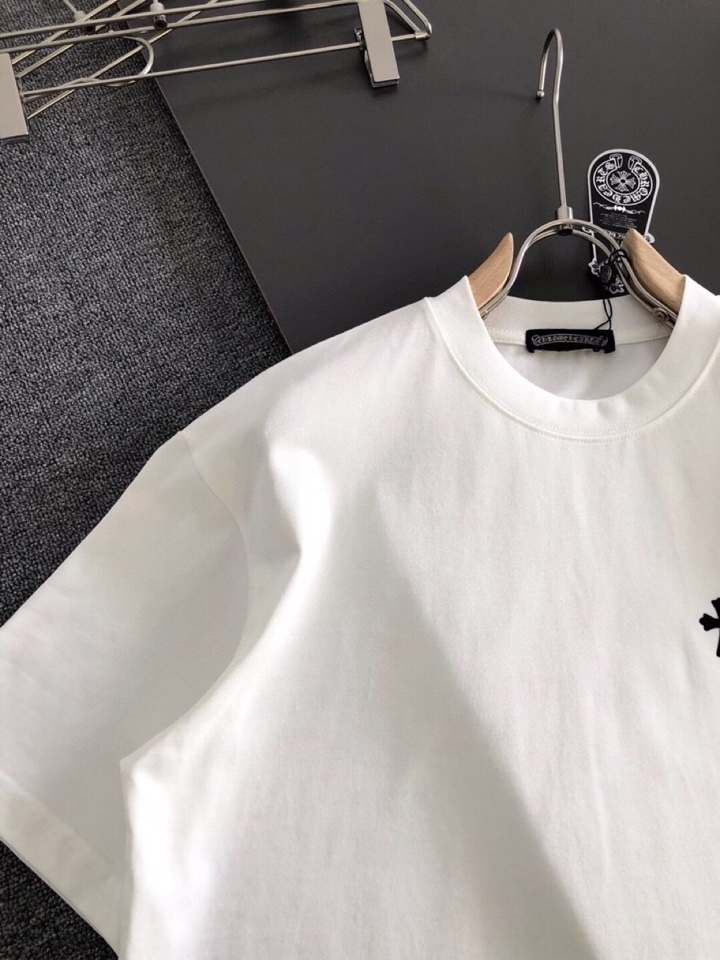 Chrome Hearts 克罗心（高版本）\nCH 2026SS早春新款印花短袖圆领T恤，定织定染纯棉