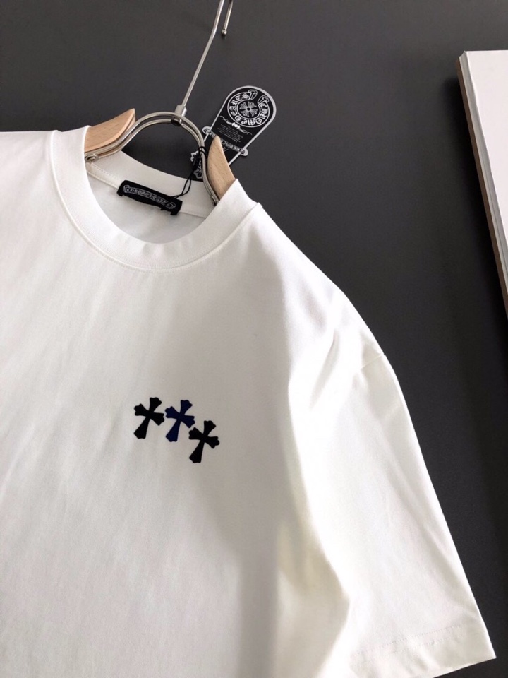 Chrome Hearts 克罗心（高版本）\nCH 2026SS早春新款印花短袖圆领T恤，定织定染纯棉