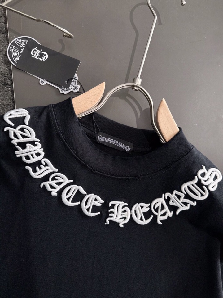 Chrome Hearts 克罗心（高版本）\nCH 2026SS春夏最新款圆领时尚短袖圆领T恤，官网同