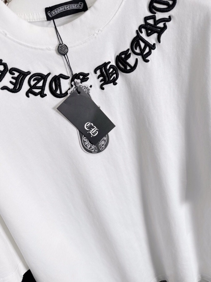 Chrome Hearts 克罗心（高版本）\nCH 2026SS春夏最新款圆领时尚短袖圆领T恤，官网同