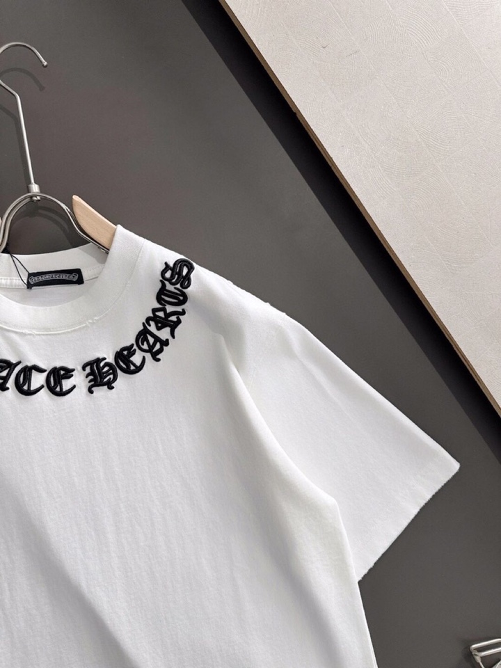 Chrome Hearts 克罗心（高版本）\nCH 2026SS春夏最新款圆领时尚短袖圆领T恤，官网同