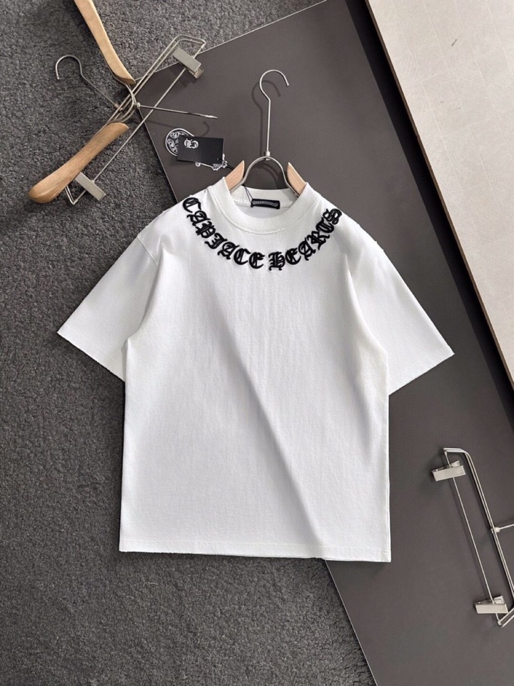 Chrome Hearts 克罗心（高版本）\nCH 2026SS春夏最新款圆领时尚短袖圆领T恤，官网同