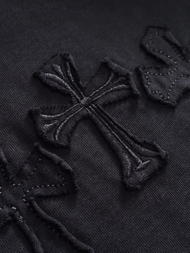 Chrome Hearts 克罗心（高版本）\nCH 2026SS春夏最新款圆领时尚短袖圆领T恤，官网同