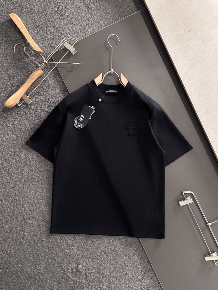 Chrome Hearts 克罗心（高版本）\nCH 2026SS春夏最新款圆领时尚短袖圆领T恤，官网同
