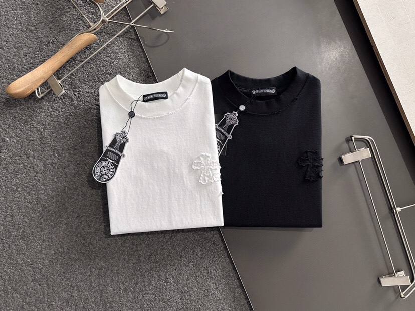 Chrome Hearts 克罗心（高版本）\nCH 2026SS春夏最新款圆领时尚短袖圆领T恤，官网同