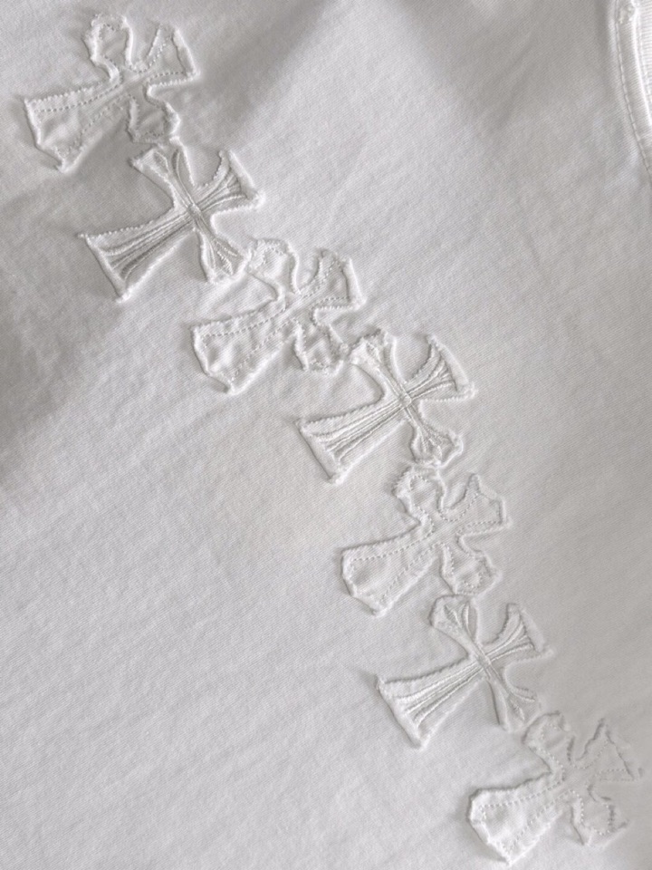 Chrome Hearts 克罗心（高版本）\nCH 2026SS春夏最新款圆领时尚短袖圆领T恤，官网同