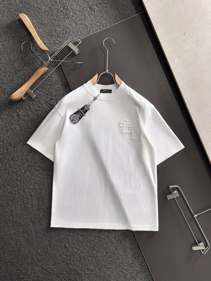 Chrome Hearts 克罗心（高版本）\nCH 2026SS春夏最新款圆领时尚短袖圆领T恤，官网同