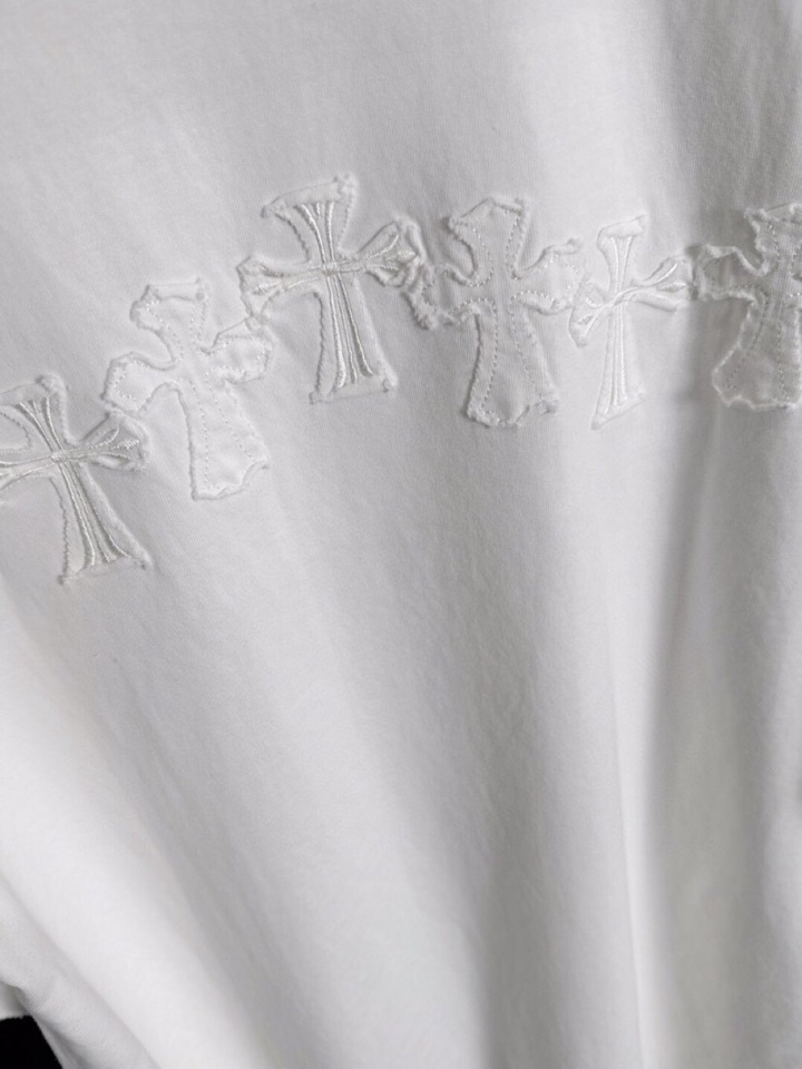 Chrome Hearts 克罗心（高版本）\nCH 2026SS春夏最新款圆领时尚短袖圆领T恤，官网同