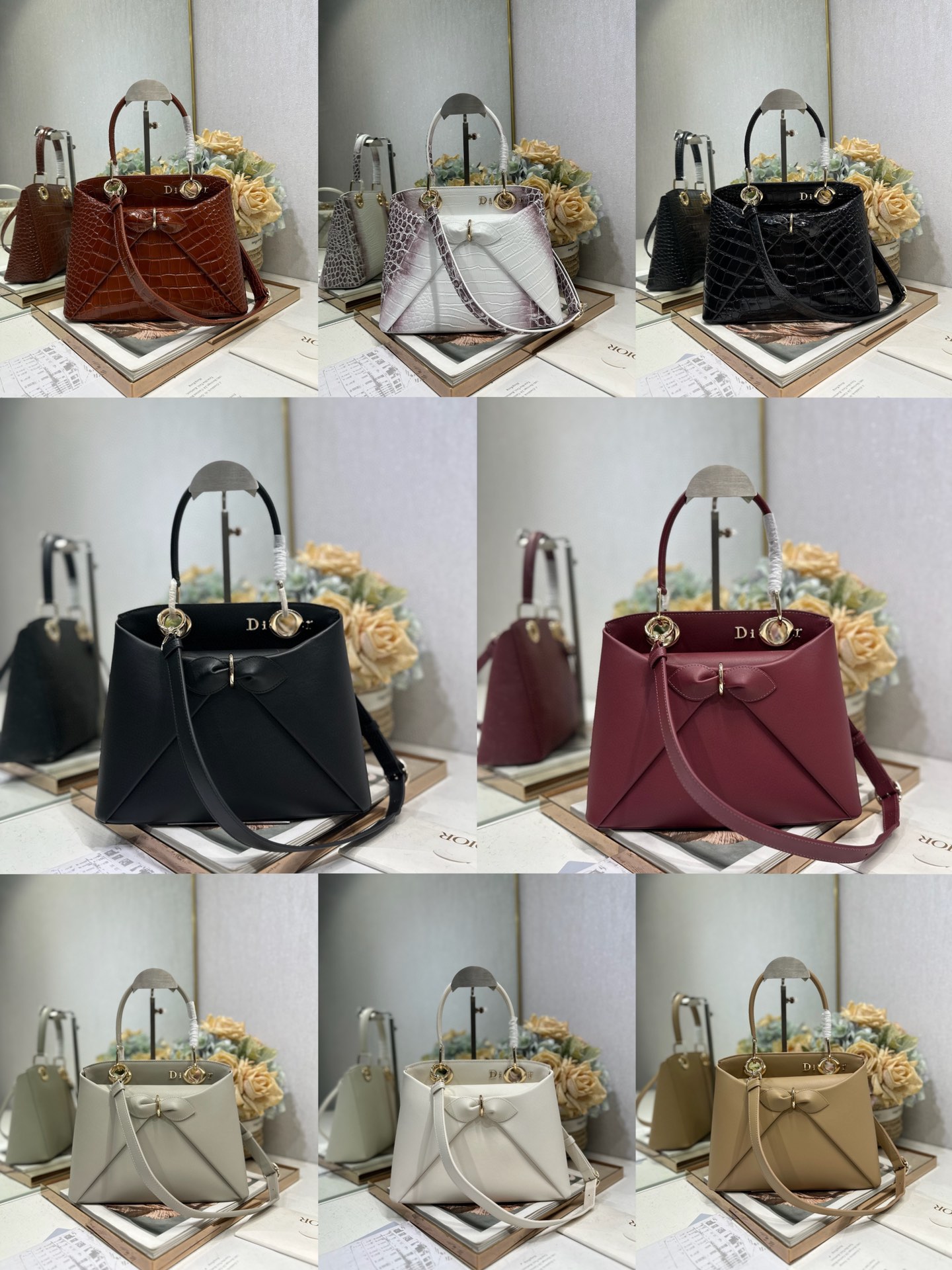 NO:771028,Dior 2026 Spring and Summer New Product #Bowknot Handbag Total 8 colors in stock Model 0737, Dior, dior, dior19860909Dior 2026 春夏新品#蝴蝶结手提包 总8个颜色 现货 型号0737,迪奥,dior,dior,Bag