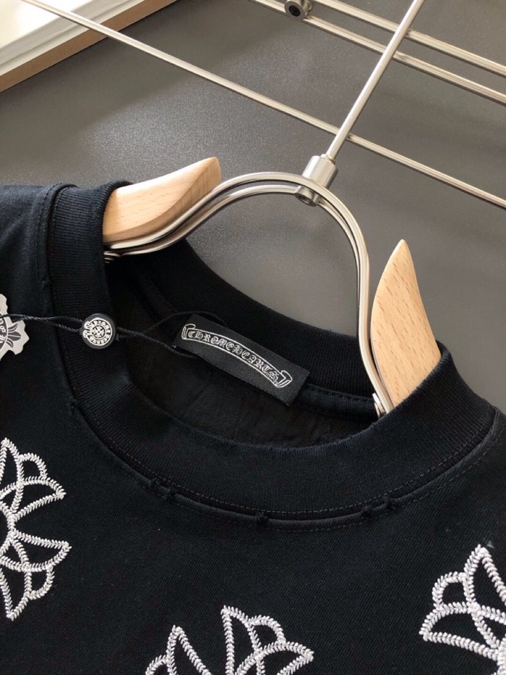 Chrome Hearts 克罗心（高版本）2026SS春夏最新款圆领时尚短袖圆领T恤，官网同步，定织定