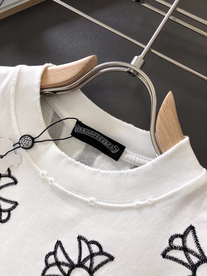 Chrome Hearts 克罗心（高版本）2026SS春夏最新款圆领时尚短袖圆领T恤，官网同步，定织定