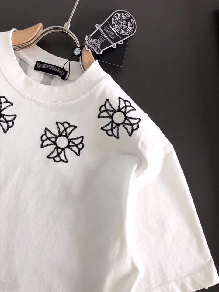 Chrome Hearts 克罗心（高版本）2026SS春夏最新款圆领时尚短袖圆领T恤，官网同步，定织定