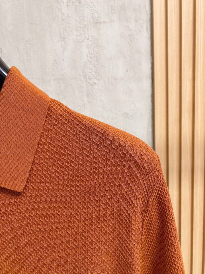 loro Piana 诺悠翩雅loro Piana 家族男士高端简约短袖翻领T恤Polo针织衫，经典王牌