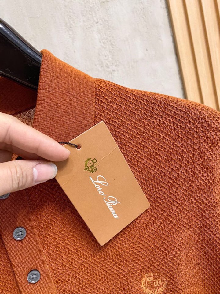 loro Piana 诺悠翩雅loro Piana 家族男士高端简约短袖翻领T恤Polo针织衫，经典王牌