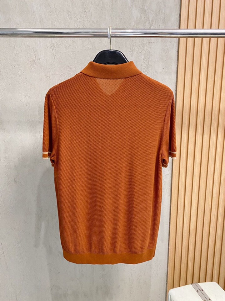 loro Piana 诺悠翩雅loro Piana 家族男士高端简约短袖翻领T恤Polo针织衫，经典王牌