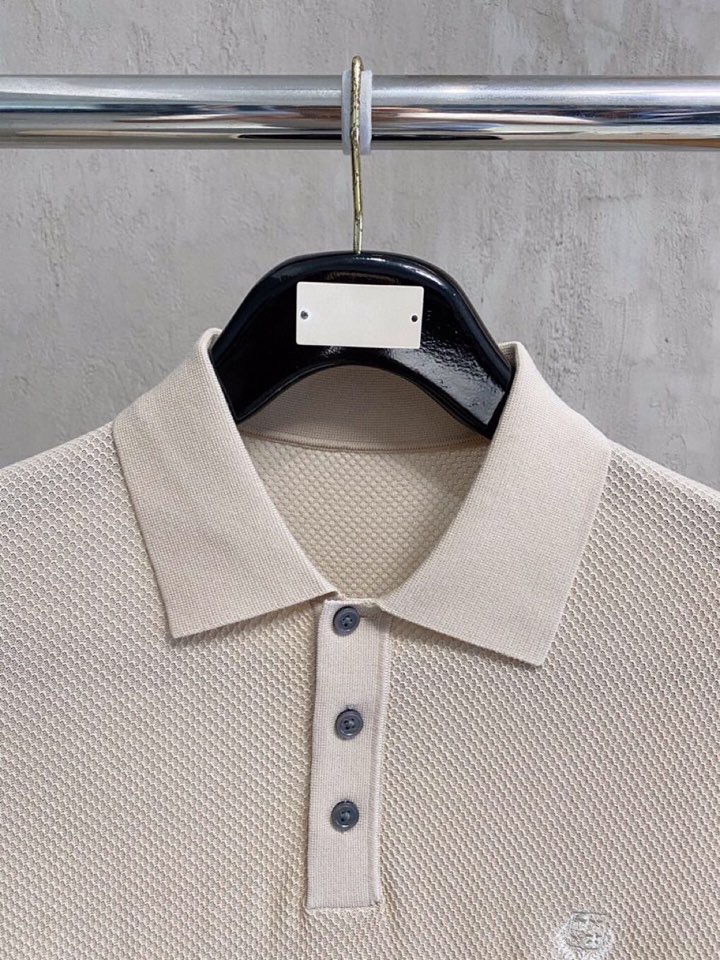 loro Piana 诺悠翩雅loro Piana 家族男士高端简约短袖翻领T恤Polo针织衫，经典王牌