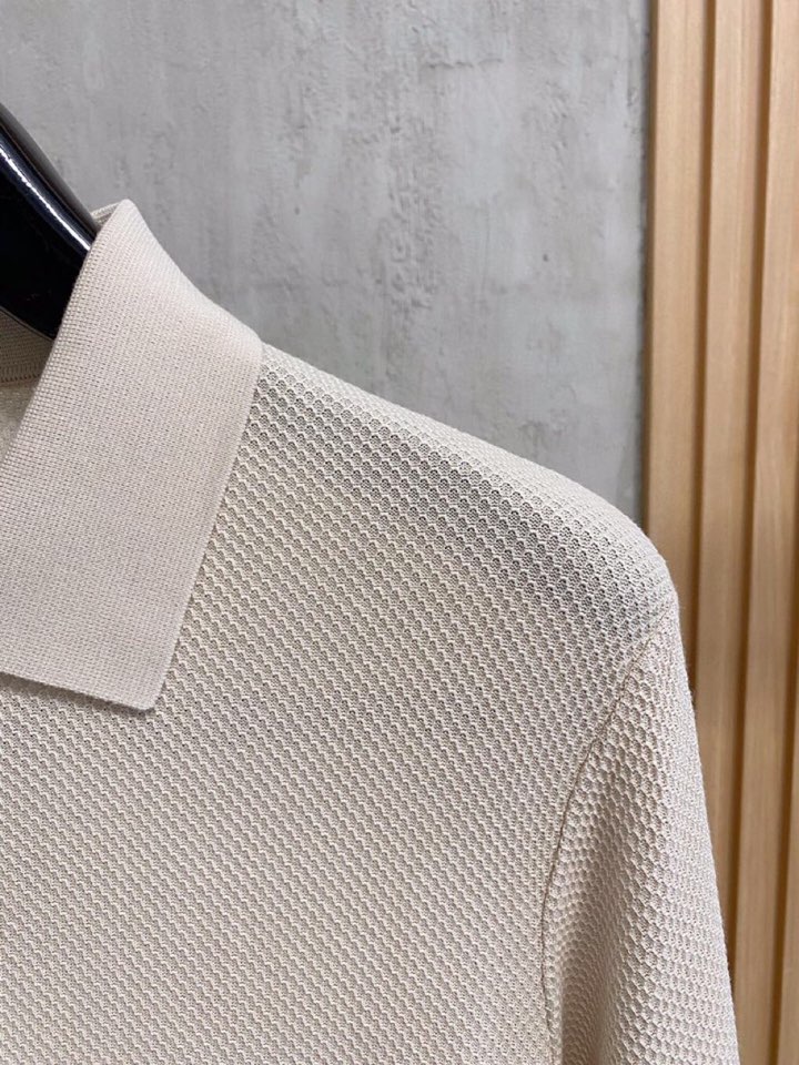 loro Piana 诺悠翩雅loro Piana 家族男士高端简约短袖翻领T恤Polo针织衫，经典王牌