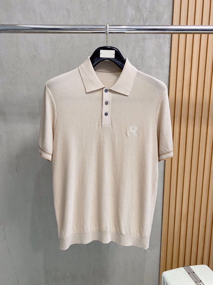 loro Piana 诺悠翩雅loro Piana 家族男士高端简约短袖翻领T恤Polo针织衫，经典王牌