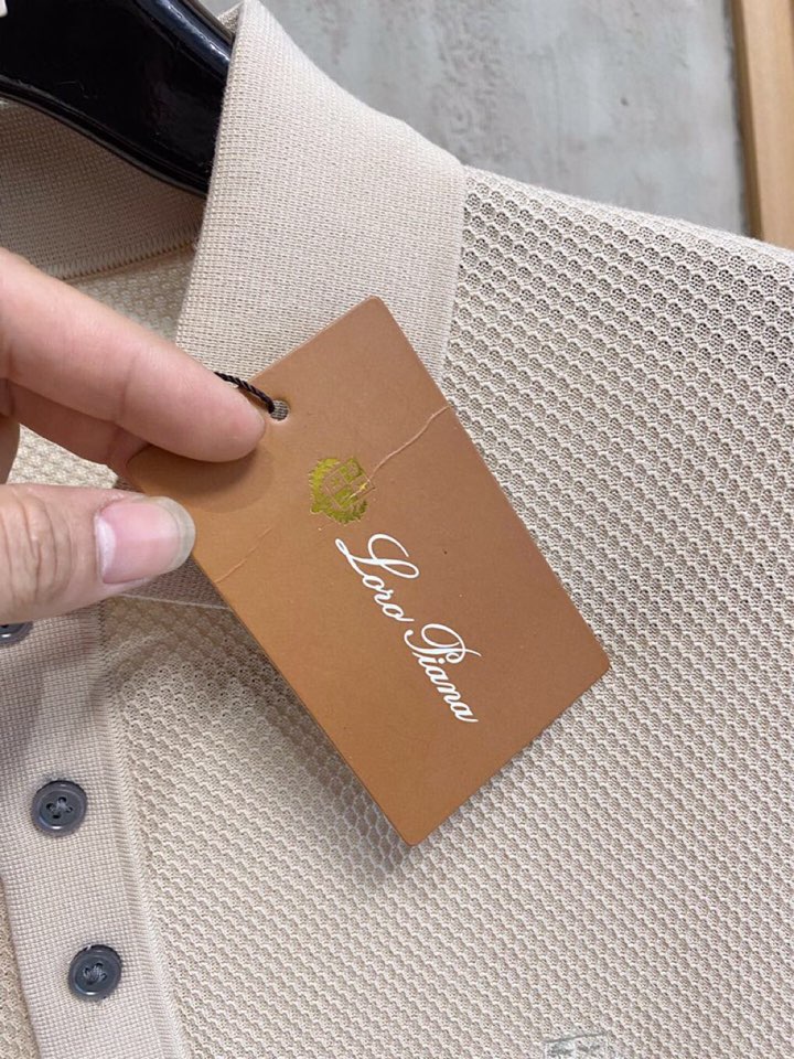 loro Piana 诺悠翩雅loro Piana 家族男士高端简约短袖翻领T恤Polo针织衫，经典王牌