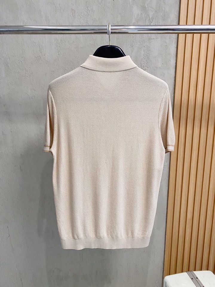 loro Piana 诺悠翩雅loro Piana 家族男士高端简约短袖翻领T恤Polo针织衫，经典王牌