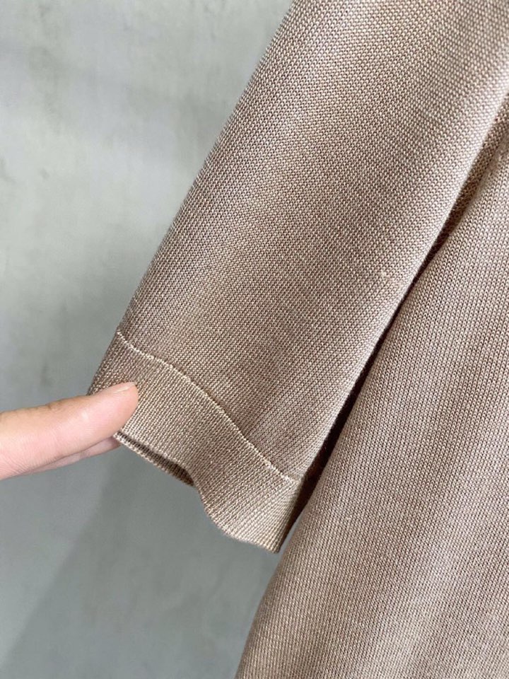 brunello Cucinelli bc家族男士高端简约短袖翻领T恤针织衫，经典王牌系列\n高端奢华且