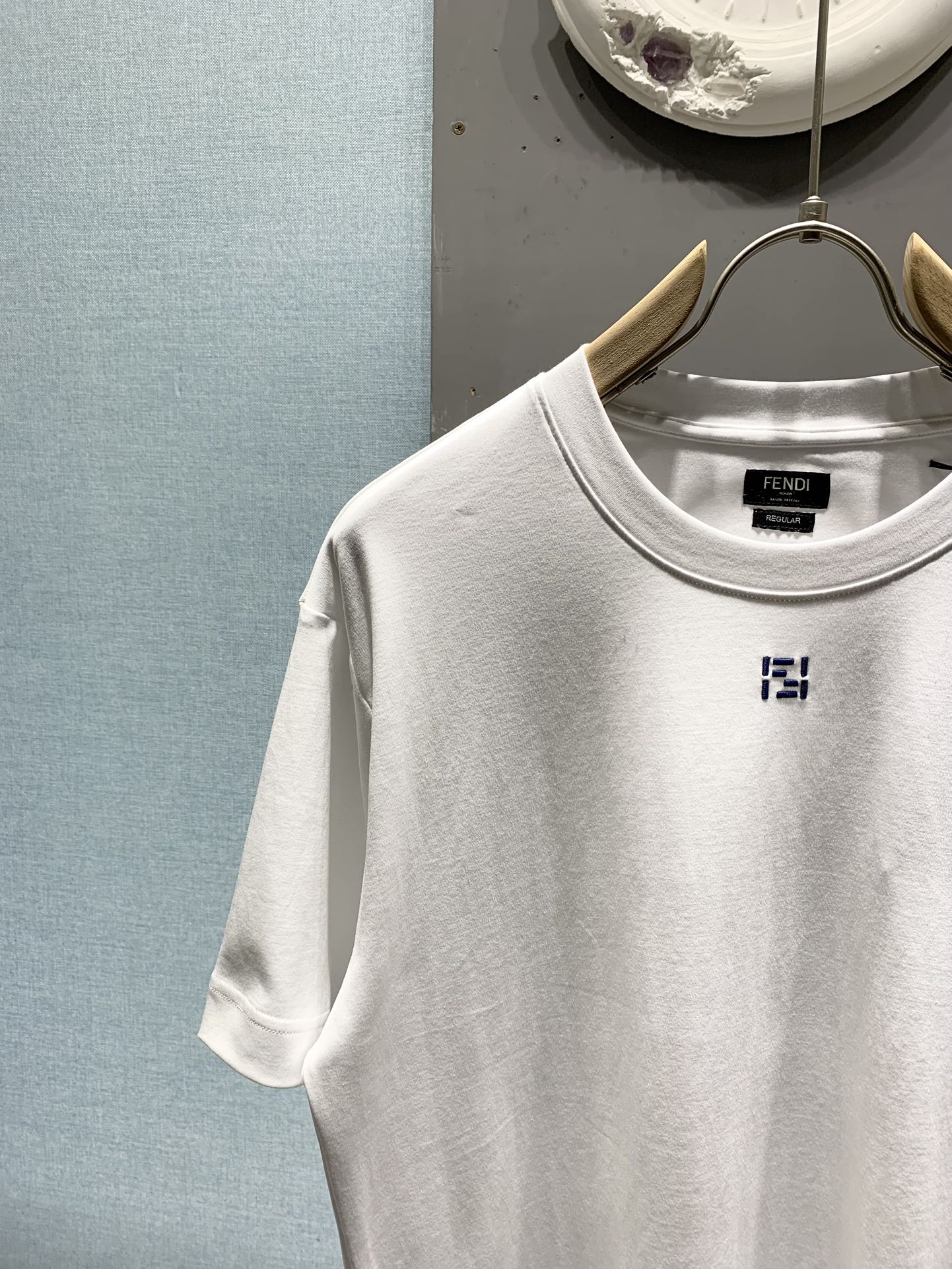 Fendi 不退换 Fendi FF刺绣T恤