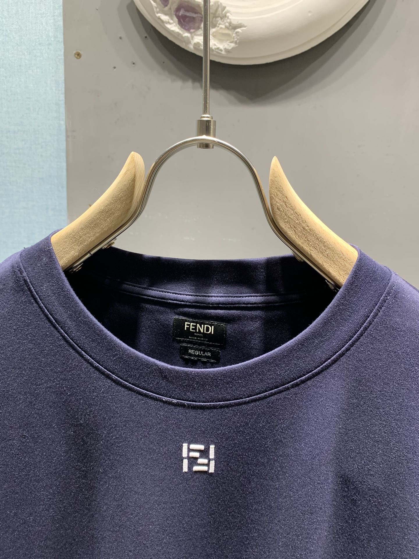 Fendi 不退换 Fendi FF刺绣T恤