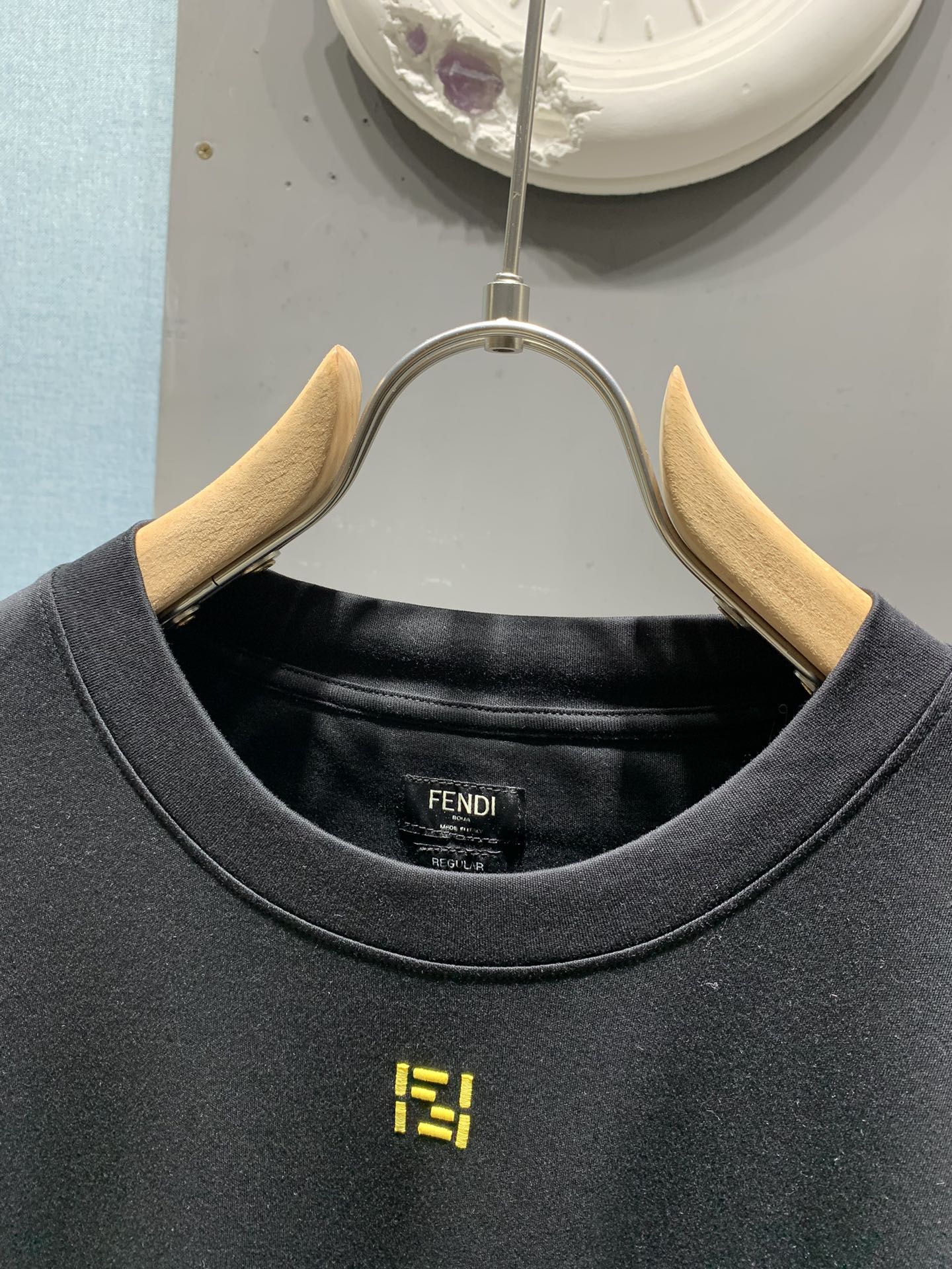 Fendi 不退换 Fendi FF刺绣T恤