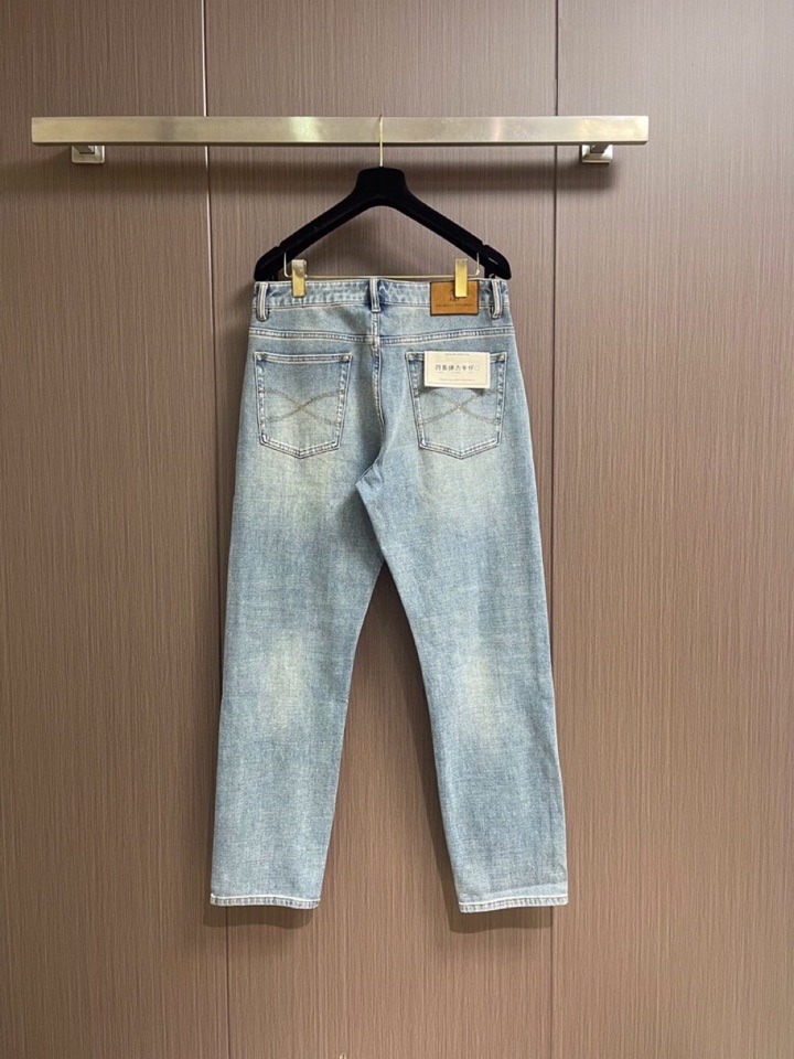 brunelloCucinelli bc 男士休闲牛仔裤，2026SS早春新款，内里完美包边，定制原版五