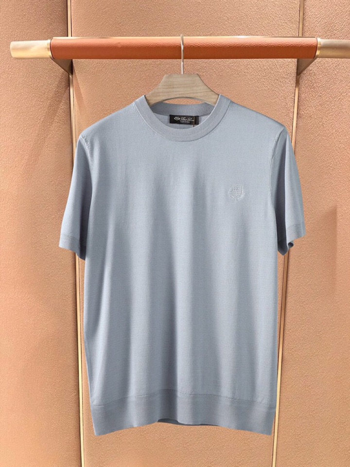 loro Piana 诺悠翩雅loro Piana 超级爆款推荐，男装系列爆款短袖圆领T恤针织衫，简约大