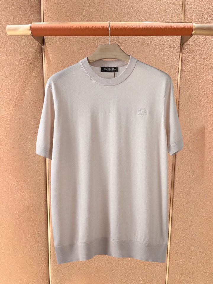 loro Piana 诺悠翩雅loro Piana 超级爆款推荐，男装系列爆款短袖圆领T恤针织衫，简约大